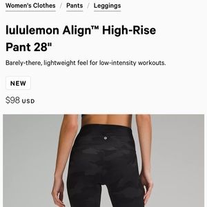 lululemon Align™ High-Rise Pant